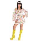 70S Mod  Dress, Belt, Headband 