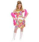 70S Girl  Dress, Boot Covers 