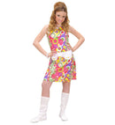 70S Girl  Dress, Boot Covers 