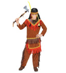 Indian  Coat, Pants, Headband With Feather 
