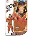 Indian  Coat, Pants, Headband With Feather 