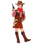 Cowgirl  Shirt, Vest, Skirt, Belt With Holster, Boot Covers, Bandana 