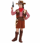 Cowgirl  Shirt, Vest, Skirt, Belt With Holster, Boot Covers, Bandana 