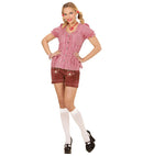 Red Chequered Blouse