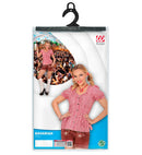 Red Chequered Blouse