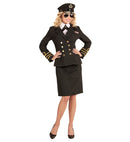 Navy Officer  Jacket, Mock Shirt With Tie, Skirt, Hat 