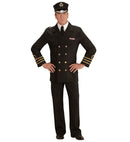 Navy Officer  Jacket, Mock Shirt With Tie, Pants, Hat 