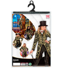 Gold Jacquard Parade Coat For Woman