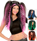 Katsumi Wig In Polybag - 4 Colors Ass.: Red, Blue, Pink, Green