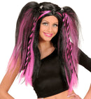 Katsumi Wig In Polybag - 4 Colors Ass.: Red, Blue, Pink, Green