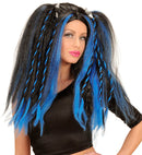Katsumi Wig In Polybag - 4 Colors Ass.: Red, Blue, Pink, Green
