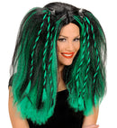Katsumi Wig In Polybag - 4 Colors Ass.: Red, Blue, Pink, Green