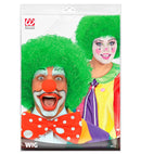 Green Clown Wig In Polybag