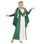 Renaissance Queen Velvet - Green -  Dress, Headpiece 