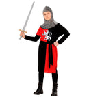 Medieval Warrior - Red  Coat, Belt, Hood 