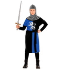 Medieval Warrior - Blue  Coat, Belt, Hood 