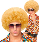 Blonde Unisex 70S Disco Wig In Polybag