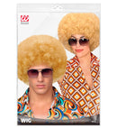 Blonde Unisex 70S Disco Wig In Polybag