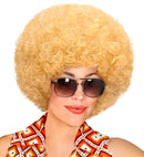 Blonde Unisex 70S Disco Wig In Polybag