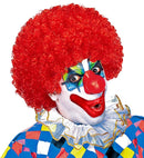 Clown Wig In Polybag - 6 Colors Ass.: Green, Yellow, Purple, Blue, Pink, Red