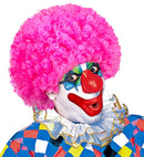 Clown Wig In Polybag - 6 Colors Ass.: Green, Yellow, Purple, Blue, Pink, Red
