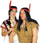 Indian Man & Woman Wig In Polybag - 2 Styles Ass.