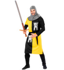 Medieval Warrior - Yellow  Coat, Belt, Hood 