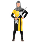 Medieval Warrior - Yellow  Coat, Belt, Hood 