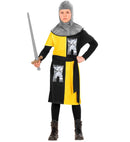 Medieval Warrior - Yellow  Coat, Belt, Hood 