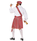 Cocky Scotsman  Shirt, Kilt, Sash, Shorts With Phallus, Hat With Beard 