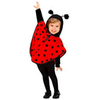 Plush Ladybug  Hooded Poncho 
