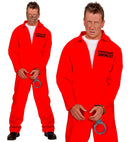 Inmate  Overalls, Handcuffs 