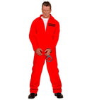 Inmate  Overalls, Handcuffs 