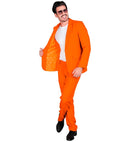 Orange Party Fashion Suit  Jacket, Pants 