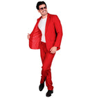Red Party Fashion Suit  Jacket, Pants 