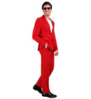Red Party Fashion Suit  Jacket, Pants 