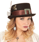 Top Hat Steampunk Felt 12 Cm