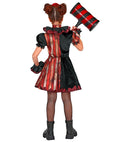 Wicked Clown  Dress, Pettiskirt, Ruff, Cuffs, Mini Hat 