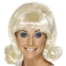 60s Flick Up Wig Adult Blonde Short 1