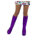 60s GoGo Boot Covers Adult Purple 2