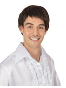 60s Male Wig Brown Beetles Hairstyle 3