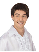 60s Male Wig Brown Beetles Hairstyle 3