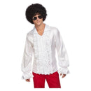 60s Ruffled Shirt Adult White 1