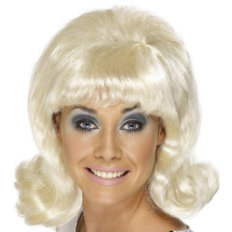 60s Flick Up Wig Adult Blonde_1 sm-42014
