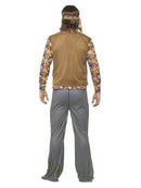 60s Singer Costume Mens Multi Coloured