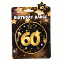 60th Birthday Badge Milestone Celebration 1
