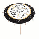 60th Birthday Drink Umbrellas Pack of 12 1