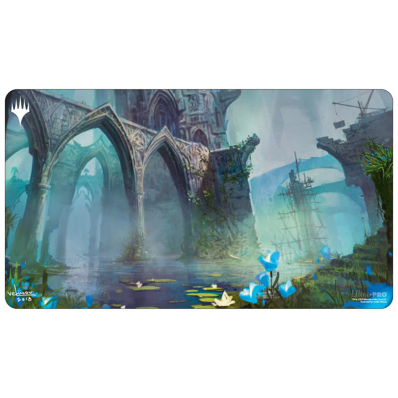 Ultra PRO - MTG Ravnica Remastered Playmat from The House Dimir, Protect Cards During Game Play or Reorganizing Commander Decks, Perfect use as Mouse Pad, Desk Mat for Home or Office