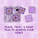 Calliope Games Four Corners Kaleidoscope Family Board Game Tile Games Captivating Art, Strategy, & Pattern Matching Puzzle for Kids & Adults 1-6 Players from The Makers of Tsuro and Roll for It 4