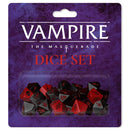 Renegade Games Studios Vampire: The Masquerade Dice Set - for Vampire: The Masquerade Roleplaying Game, New 5th Edition Dice Set